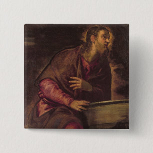 Christ at the Well, c.1560 (oil on canvas) (see 50 2 Inch Square Button