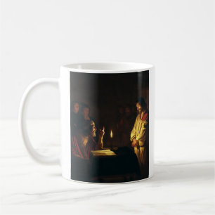 Christ before Caiaphas by Honthorst Fine Art Coffee Mug