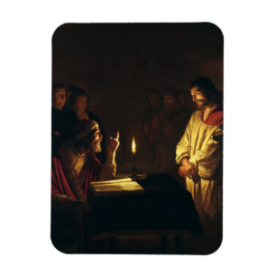 Christ before Caiaphas by Honthorst Fine Art  Magnet