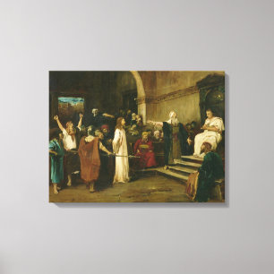 Christ Before Pilate, 1880 Canvas Print