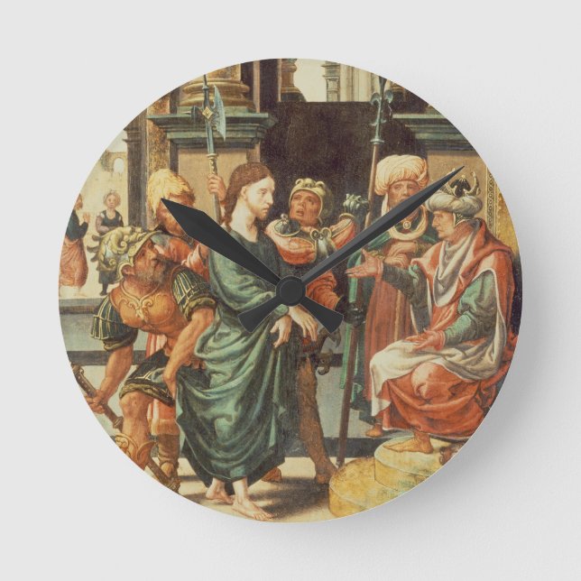 Christ Before Pilate Round Clock (Front)
