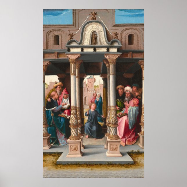 Christ - Bernard van Orley Poster d'Art (Devant)