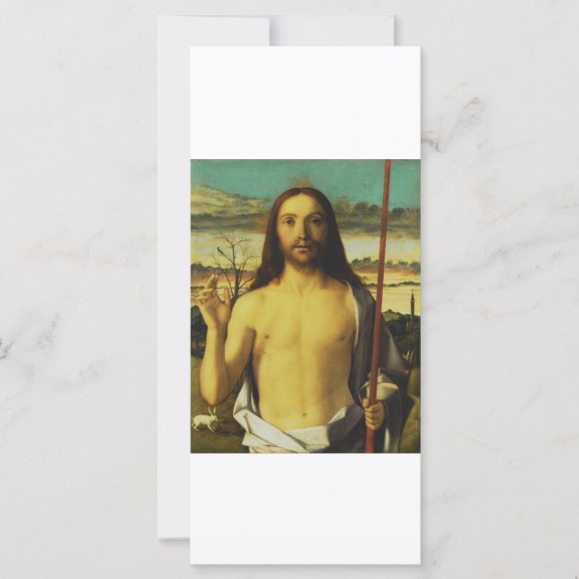 Christ Blessing by Giovanni Bellini   (Front)