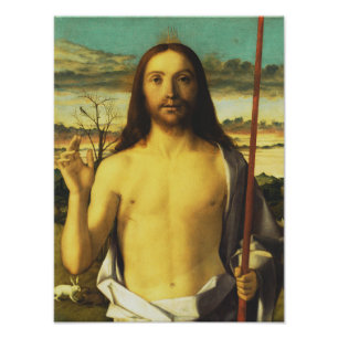 Christ Blessing by Giovanni Bellini Photo Print
