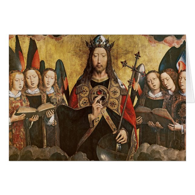 Christ Blessing, central panel from a triptych (Front Horizontal)