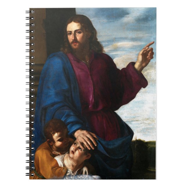 Christ Blessing the Children - Allegory of Paintin Notebook (Front)