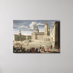 Christ blessing the people of Salzburg Canvas Print