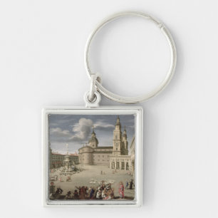 Christ blessing the people of Salzburg Keychain