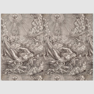 Christ Born to Heaven by Angels Tissue Paper