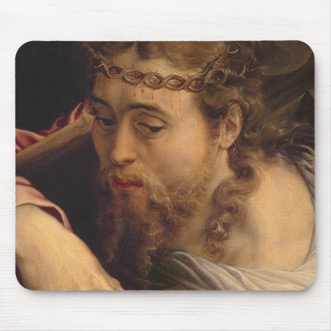 Christ Carrying the Cross, 1540-45 (oil on panel) Mouse Pad (Front)