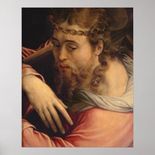 Christ Carrying the Cross, 1540-45 (oil on panel) Poster