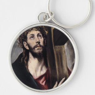 Christ_Carrying_the_Cross_1580 Keychain