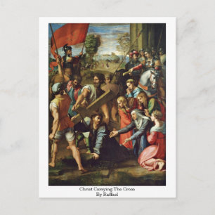 Christ Carrying The Cross By Raffael Postcard