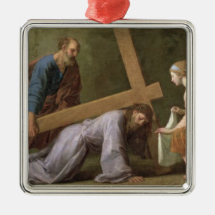 Christ Carrying the Cross, c.1651 Metal Ornament