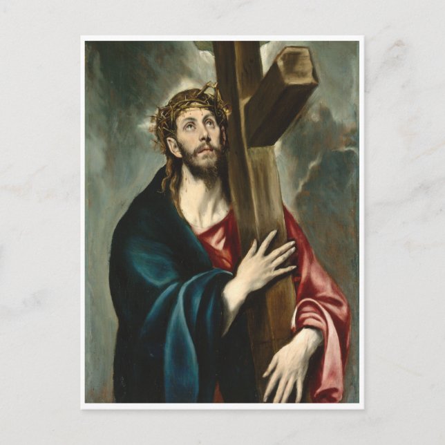 Christ Carrying the Cross, El Greco  Postcard (Front)