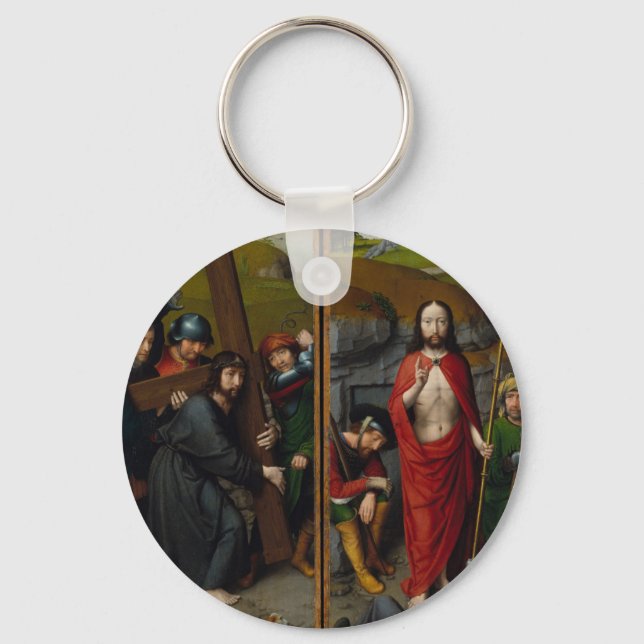 Christ Carrying the Cross Keychain (Front)