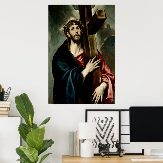 Christ Carrying the Cross (Light 1) Poster