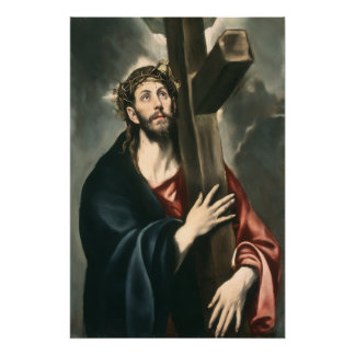 Christ Carrying the Cross (Light 2) Poster