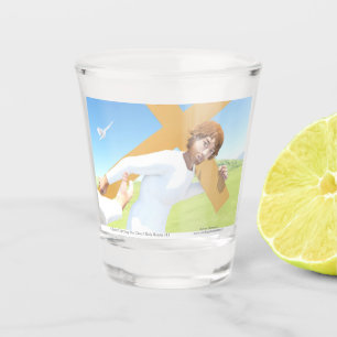 Christ carrying the Cross Shot Glass