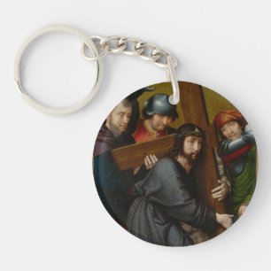 Christ Carrying the Cross, with the Crucifixion Keychain