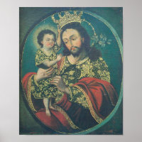 Christ Child Crowing St Joseph