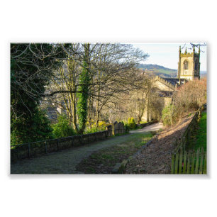 Christ Church Sowerby Bridge: Historic Church Bank Photo Print