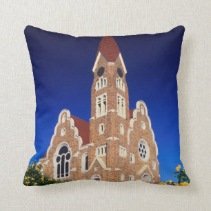 Christ Church, Windhoek, Khomas, Namibia Throw Pillow