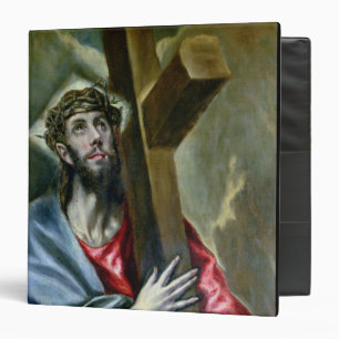 Christ Clasping the Cross, 1600-10 (oil on canvas) Binder