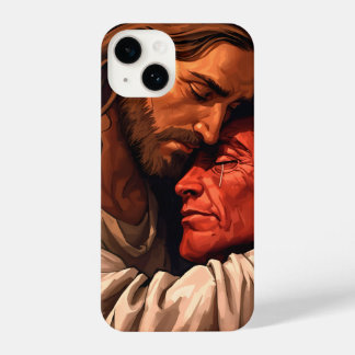 Christ Comforting Lucifer iPhone case