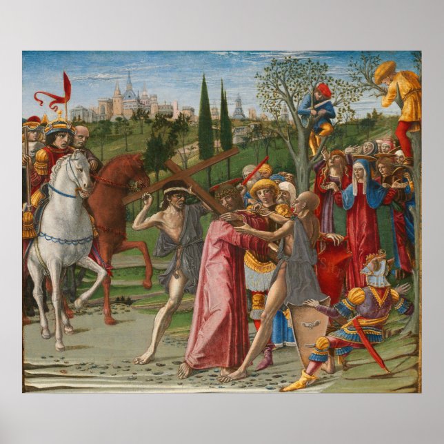 Christ, Croix - B. di Giovanni Poster des Beaux-Ar (Devant)