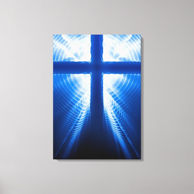 Christ Cross Canvas Print (Front)