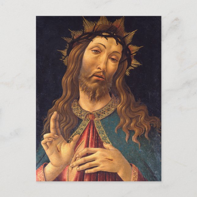 Christ Crowned with Thorns by Sandro Botticelli Postcard (Front)