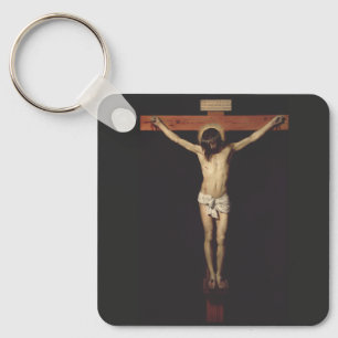 Christ Crucified by Diego Velazquez  Keychain