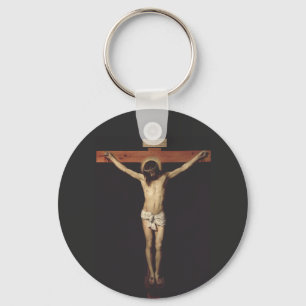 Christ Crucified by Diego Velazquez Keychain