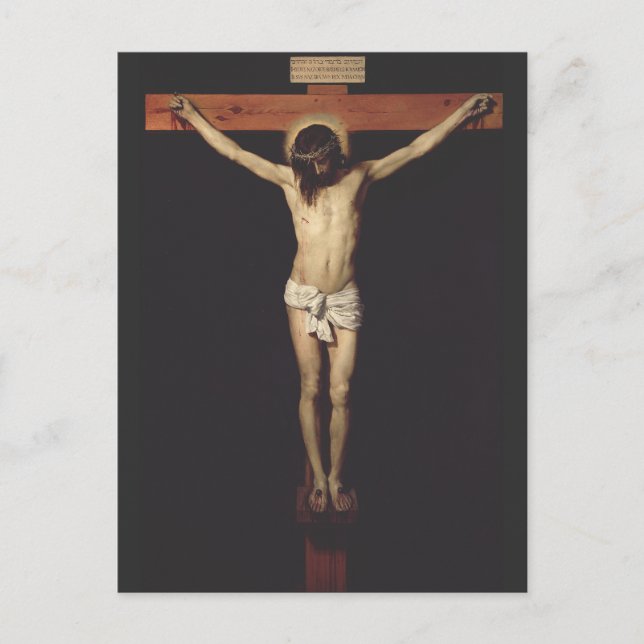 Christ Crucified by Diego Velazquez Postcard (Front)