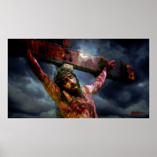 Christ Crucified For YOU! Poster
