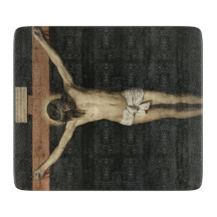 Christ Crucified on the Cross (Faith) (Velazquez) Cutting Board