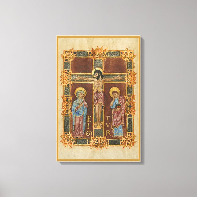 Christ Crucified Stretched Canvas Print (Front)