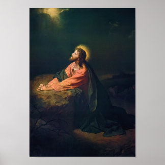 Christ dans le jardin, affiche