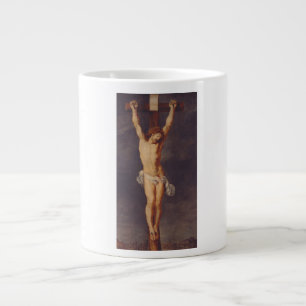 Christ dead on the cross by Peter Paul Rubens Large Coffee Mug