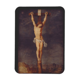 Christ dead on the cross by Peter Paul Rubens  Magnet
