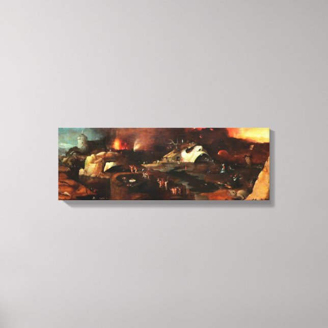 Christ Descent Into Hell by Hieronymus Bosch Canvas Print (Front)