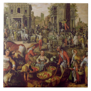 Christ displayed to the people tile