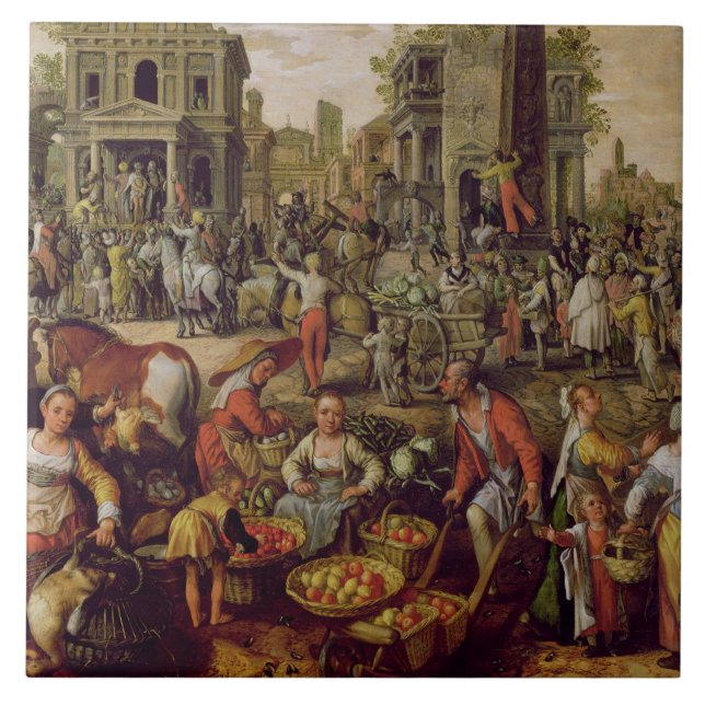 Christ displayed to the people tile (Front)