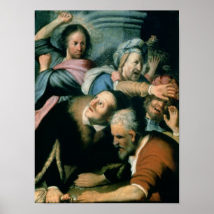 Christ Driving the Moneychangers Poster