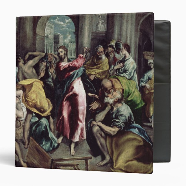Christ Driving the Traders from the Temple Binder (Front/Inside)