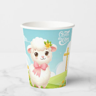 Christ/Easter/lamb/cross Paper Cups