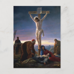 Christ en croix par Carl Bloch Carte postale