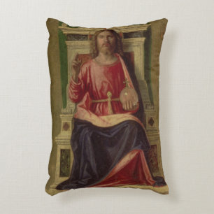 Christ Enthroned, c.1505 Accent Pillow