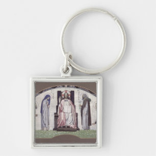 Christ Enthroned Keychain